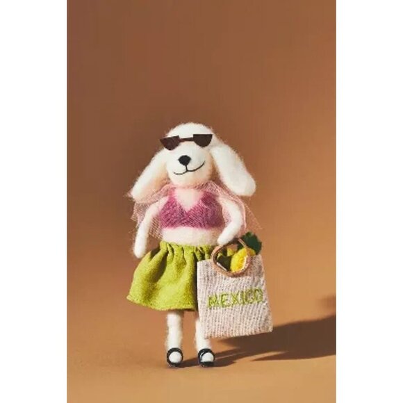 Anthropologie Other - NWT Anthropologie Mexico Travel Pup Poodle Christmas Tree Ornament